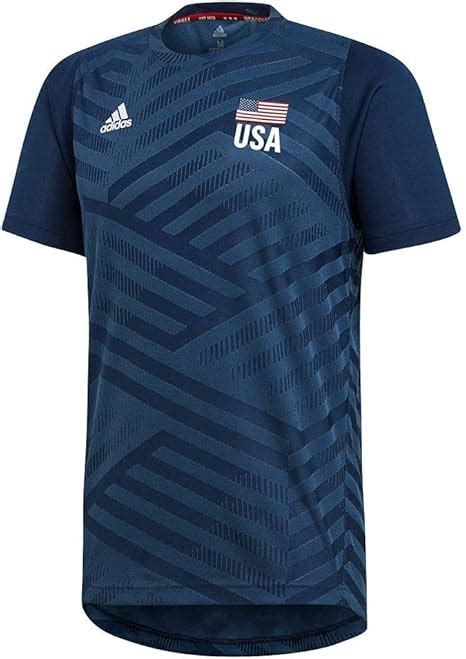 adidas men's usa volleyball replica tee|usa volleyball merchandise.